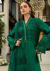 Maria db 4 – Emerald Green Embroidered 3-Piece Suit