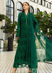Maria db 4 – Emerald Green Embroidered 3-Piece Suit