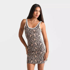 Women's adidas Originals Snakeskin Print Mini Dress