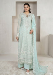 AARZU 8 – Mint Green Embroidered 3-Piece Suit
