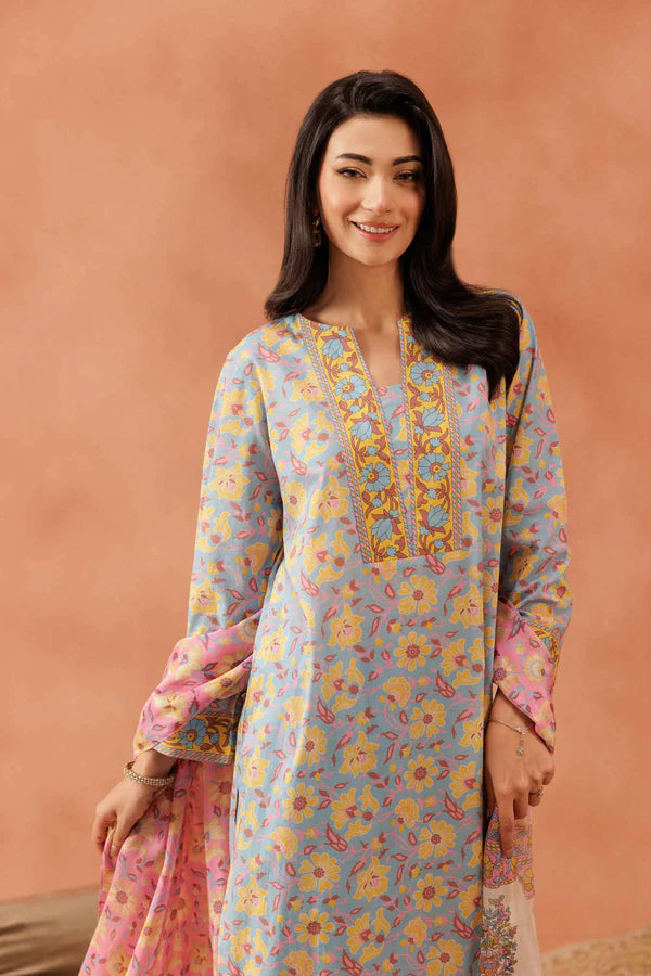 KFE25-96- 3 Piece - Printed Suit - KFE25-96