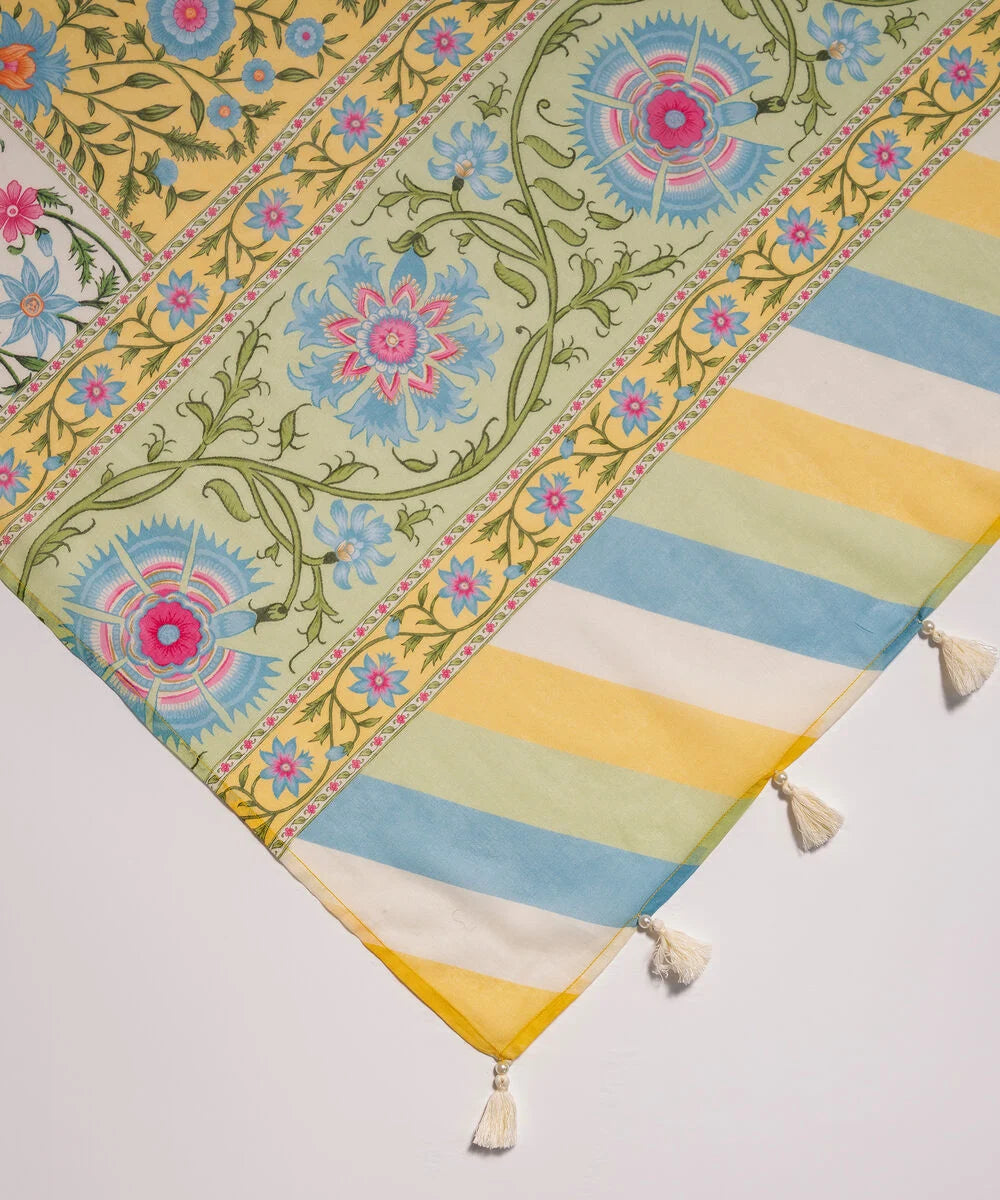 DPT-6226- Printed Lawn Dupatta