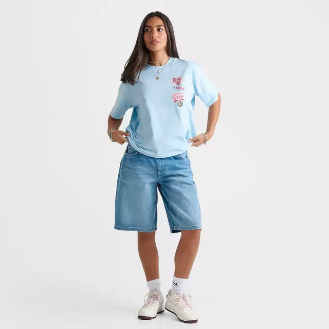 Women's Unlike Humans Patch Boxy T-Shirt