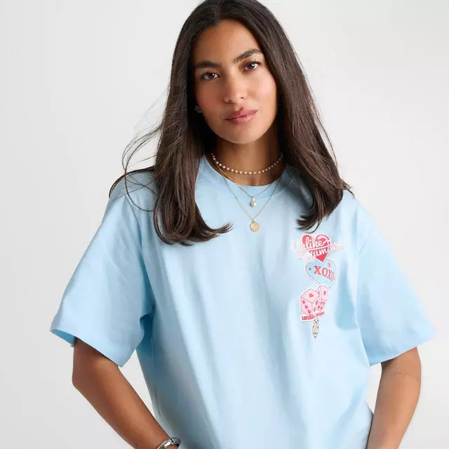 Women's Unlike Humans Patch Boxy T-Shirt